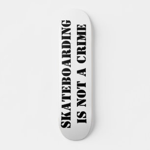 Skateboard Deck Skateboarding Ist Kein Verbrechen