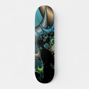 Skateboard Deep Space Creature Fraktal