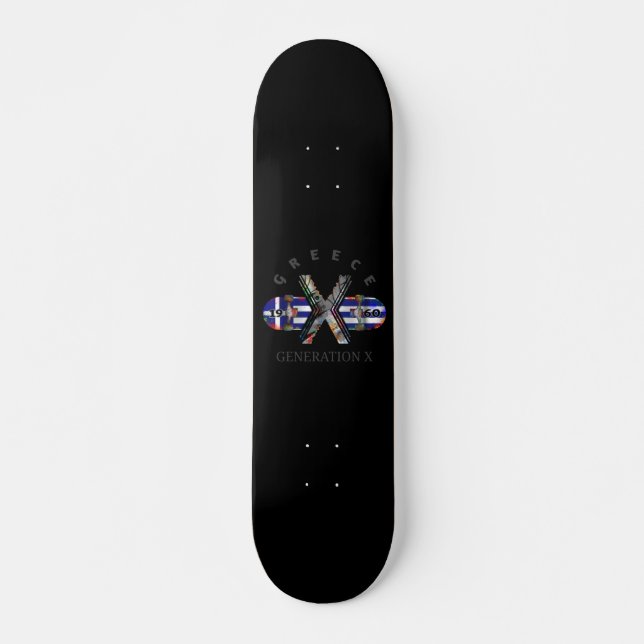 Skateboard der Generation X Griechenland der 60er  (Vorne)