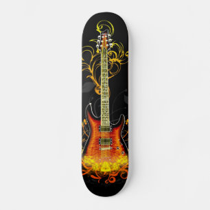 Skateboard der Gitarren-Kunst-1A