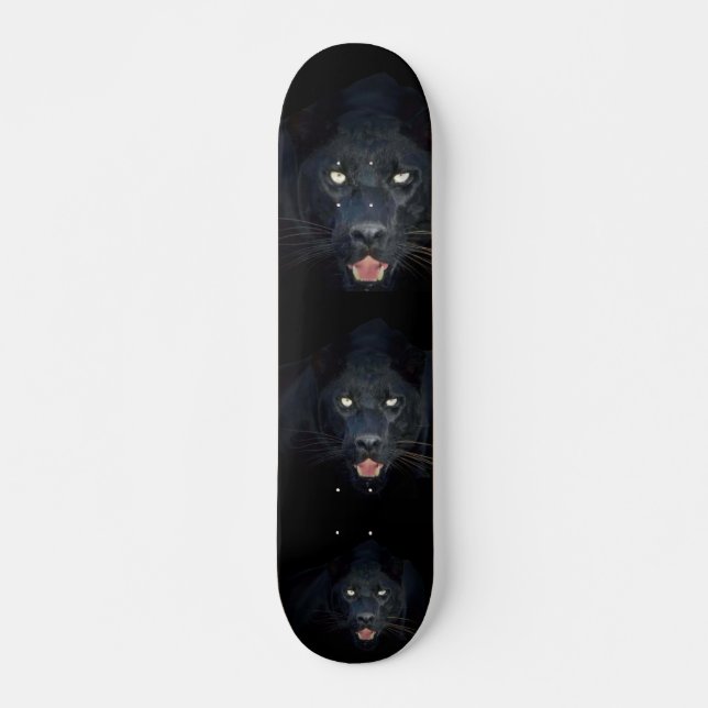 Skateboard des schwarzen Panthers (Vorne)