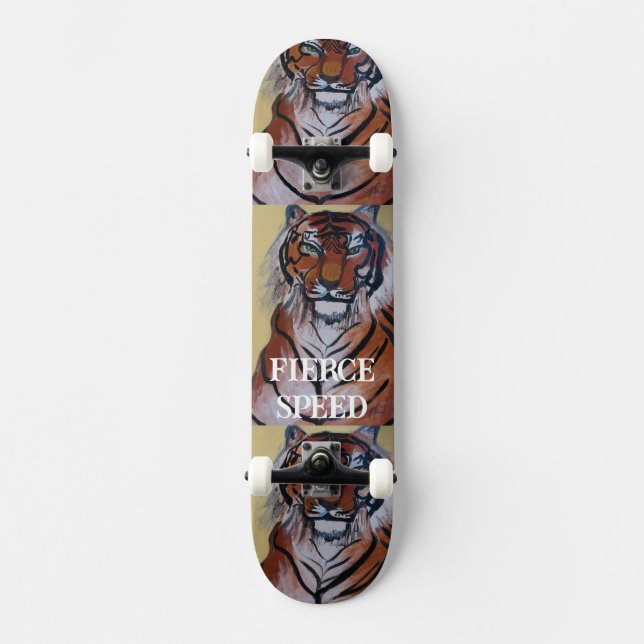 SKATEBOARD DESIGN VON KÜNSTLER PAULA REILLY. (Vorderseite)