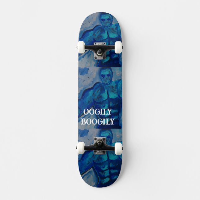 SKATEBOARD DESIGN VON KÜNSTLER PAULA REILLY. (Vorderseite)