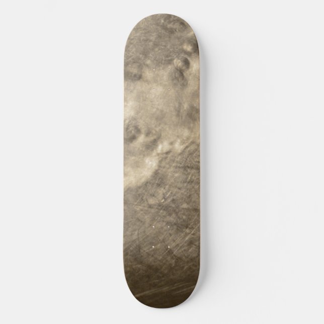 Skateboard "Edelstahl" (Vorderseite)