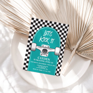 Skateboard - Einladung zum Geburtstag