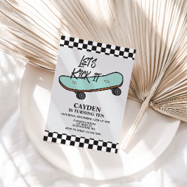 Skateboard - Einladung zum Geburtstag