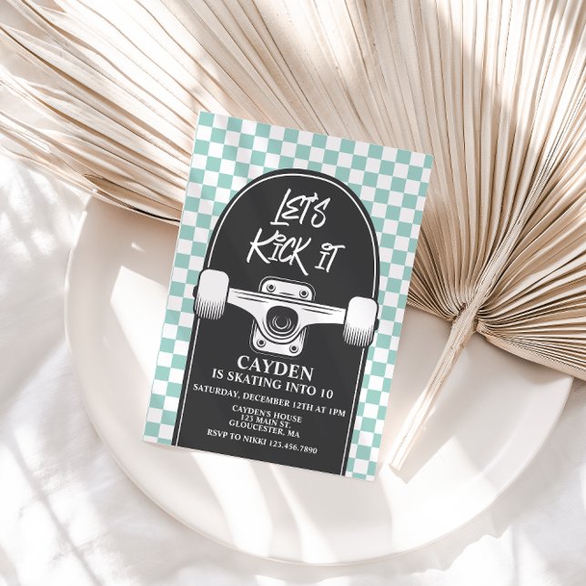 Skateboard - Einladung zum Geburtstag (Von Creator hochgeladen)