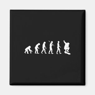 Skateboard-Evolution - Skateboarding-Geschenk-Shir Magnet