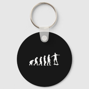 Skateboard-Evolution - Sport für Skateboarding-Fan Schlüsselanhänger