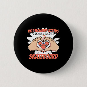 Skateboard Fahren Skateboarding Skater Kompliziere Button