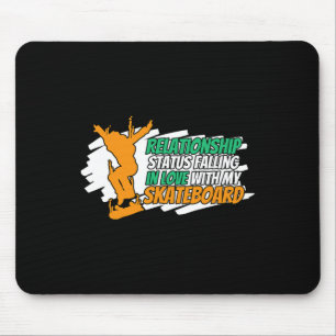 Skateboard Fahren Skateboarding Skater Kompliziere Mousepad