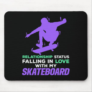 Skateboard Fahren Skateboarding Skater Kompliziere Mousepad
