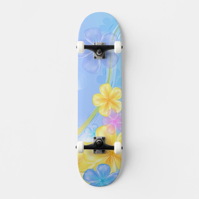 Skateboard-Floral Skateboard (Vorderseite)