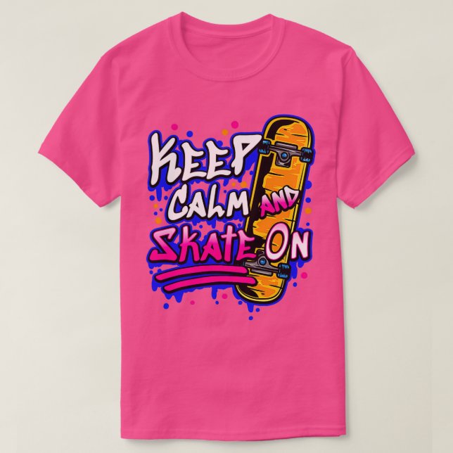 Skateboard Funny Skateboarder Geschenk Skateboard T-Shirt (Design vorne)