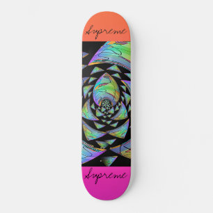 Skateboard für abstrakte Pflanze