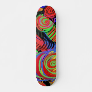 Skateboard für Abstraktes Muster