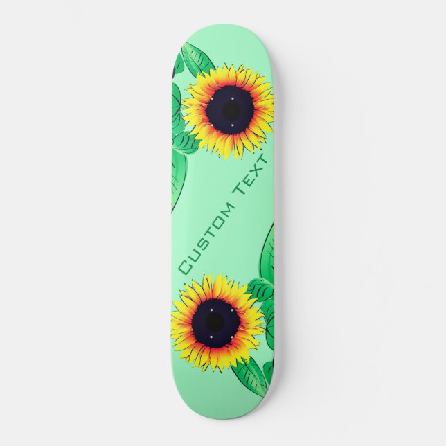 Skateboard für benutzerdefinierte Texte und Farben (Vorderseite)