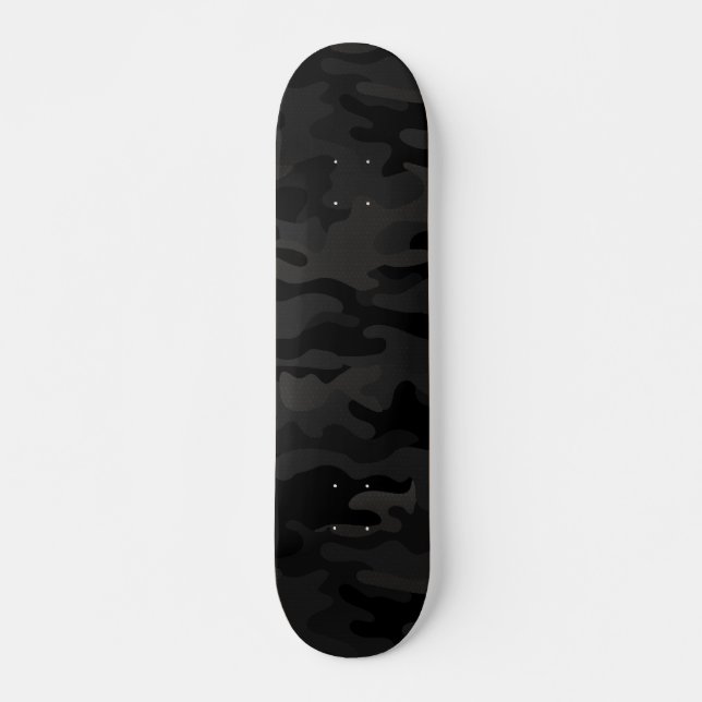 Skateboard für Black Stealth Camouflage (Vorne)