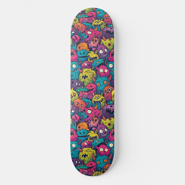Skateboard für coole Cartoon (Vorderseite)