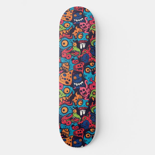 Skateboard für coole Cartoon (Vorderseite)