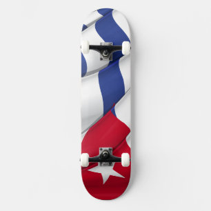 Skateboard für die kubanische Flagge