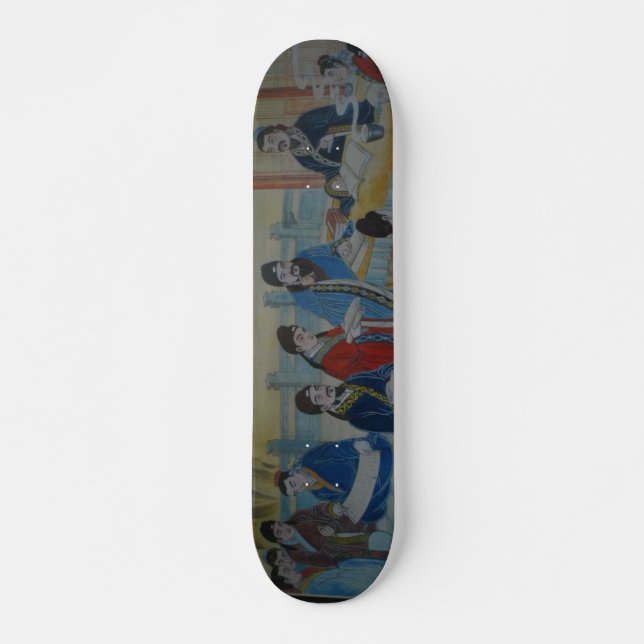 Skateboard für die Malerei auf Chinesisch (Vorne)