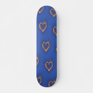 Skateboard für flammende Herzen