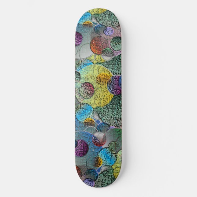 Skateboard für geometrische Kratzer (Vorderseite)