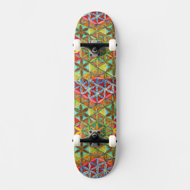 Skateboard für gestrichene Sterne (Vorderseite)