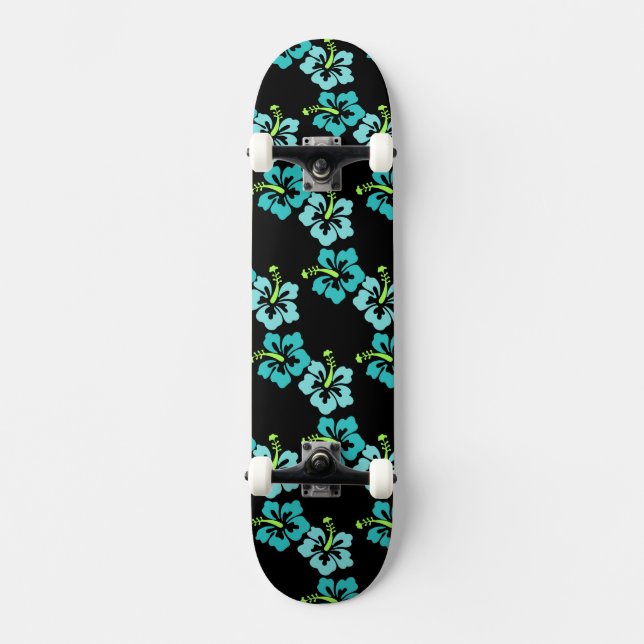 Skateboard für hawaiianische Blume (Vorderseite)