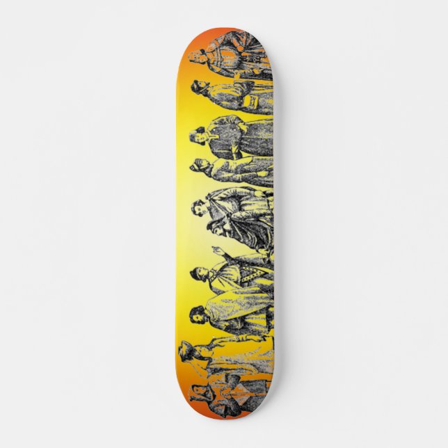 Skateboard für historische Kostüme (Vorne)