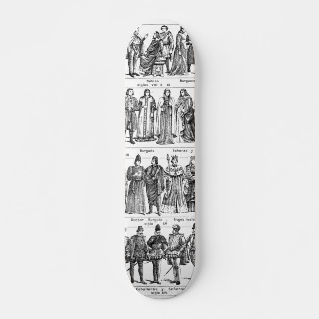 Skateboard für historische Kostüme (Vorne)