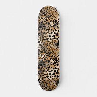 Skateboard für Leopard Spot Skin Print