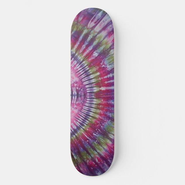 Skateboard für lila Gefärbte Krawatte (Vorderseite)