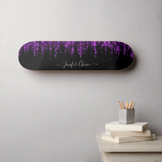 Skateboard für lila Individuelle Name