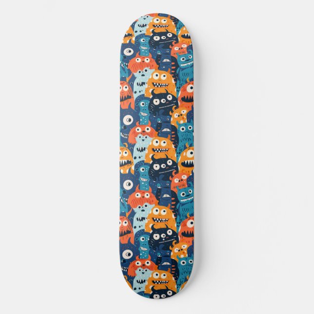Skateboard für niedliche Cartoon (Vorderseite)