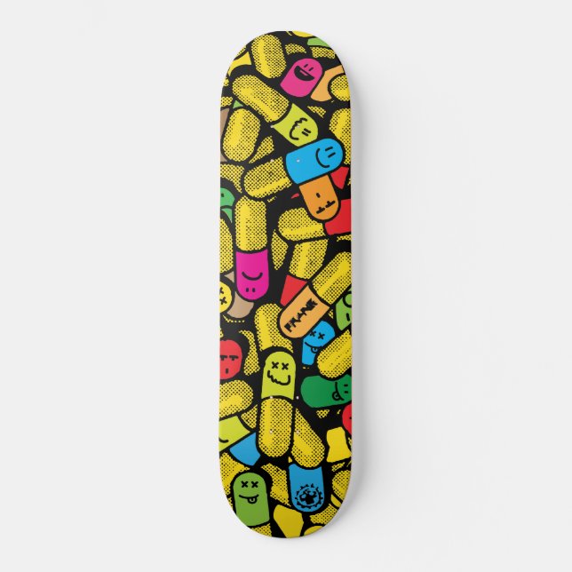 Skateboard für Pillies (Vorderseite)