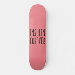 Skateboard für rosa Diabetes