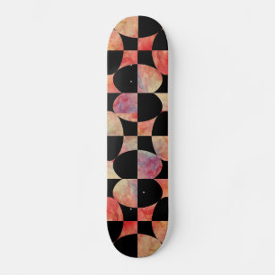 Skateboard für rosa Marmordesign