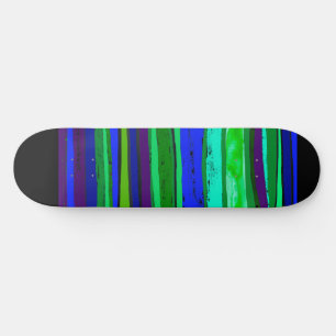 Skateboard für Schwarz, Grün und Blau
