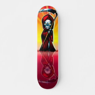 Skateboard für Skull-Reflektion
