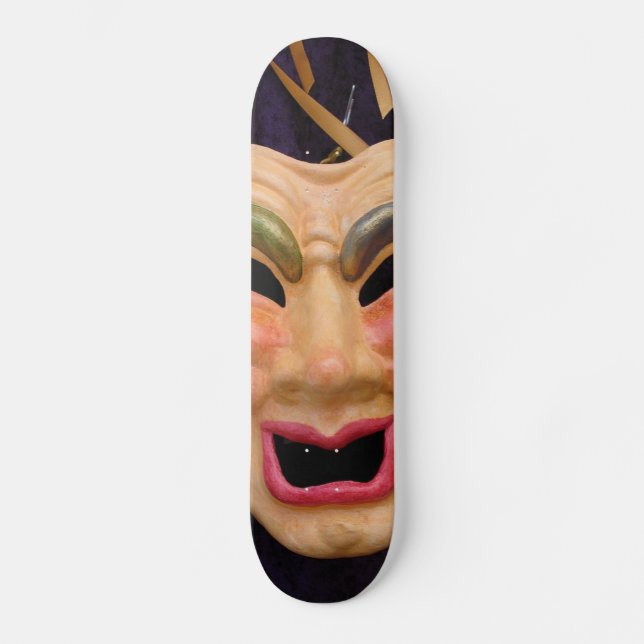 Skateboard für venezianische Masken (Vorderseite)