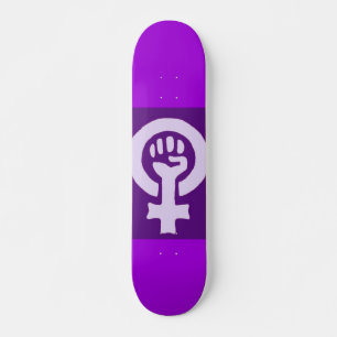 Skateboard für weibliche Symbole