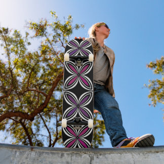Skateboard geometrische Blume