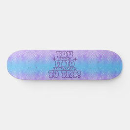 Skateboard Girly Glitzer Mermaid Positive Aufnahme