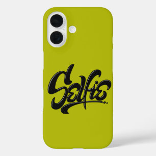 Skateboard-Graffiti-Selfie-Straßenkunst-Lettering iPhone 16 Hülle