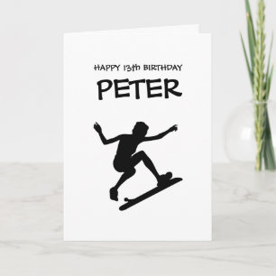 SKATEBOARD HAPPY BIRTHDAY Boy Card Karte
