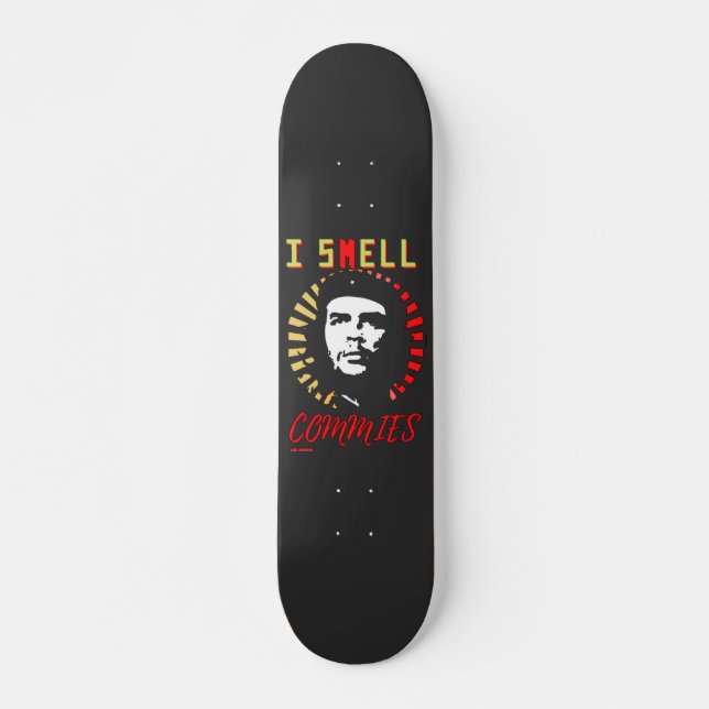 Skateboard "I SMELL COMMIES" (Vorne)