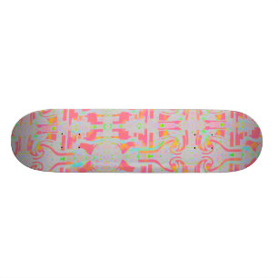 Skateboard im rosa ZIZZAGO