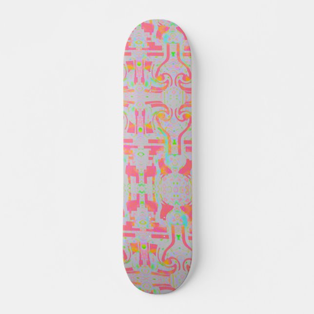 Skateboard in rosa ZIZAGO (Vorne)
